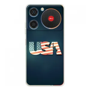 Чехол Флаг USA для ZTE Nubia Music (USA)
