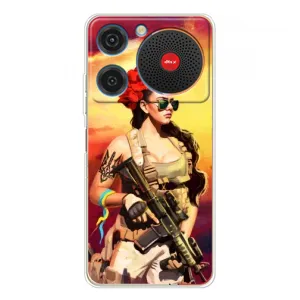 ЗСУ Чехлы (TPU) для ZTE Nubia Music (Женщина солдат)