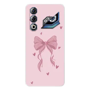 Чехол банты для ZTE Nubia Neo 3 GT (Бант на розовом)