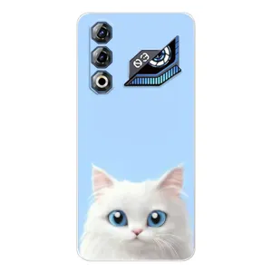 Чехол на тематику: Коты для ZTE Nubia Neo 3 GT (Белый кот)