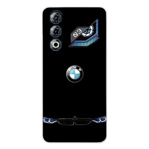 Силиконовый бампер с картинкой машины на ZTE Nubia Neo 3 GT (Черный BMW)