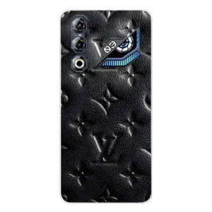 Текстурный Чехол Louis Vuitton для ЗТЕ Нубия Нео 3 ГТ (Черный ЛВ)