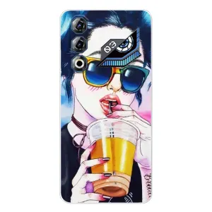 Чехол с картинкой Модные Девчонки ZTE Nubia Neo 3 GT (Девушка с коктейлем)