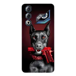 Чехол ДОБЕРМАН для ZTE Nubia Neo 3 GT (Доберман злой)