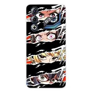 Силиконовые чехлы с глазами Anime для ЗТЕ Нубия Нео 3 ГТ (Глаза на чорном)