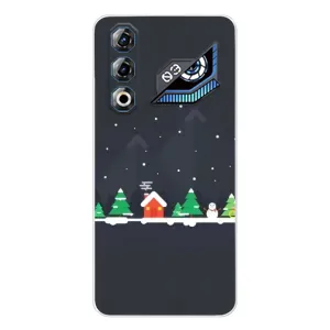 Силиконовый бампер на рождество для ZTE Nubia Neo 3 GT (Город зимний)