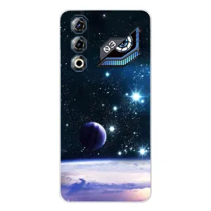 Чехол (ТПУ) с планетами на ZTE Nubia Neo 3 GT (Космический вид)