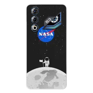 Силиконовый бампер с принтом "Наса" на ZTE Nubia Neo 3 GT (Космонавт NASA)