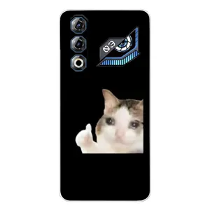 Бампер с принтом Мемы для ZTE Nubia Neo 3 GT (Кот в слезах)