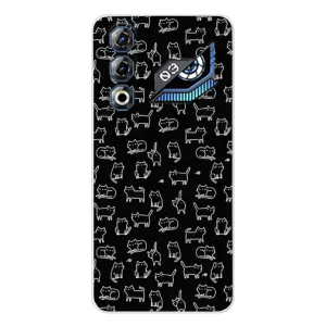 Чехол на тематику: Коты для ZTE Nubia Neo 3 GT (Котики на черном)