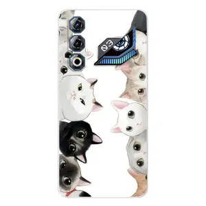 Силиконовый чехол с котиком для ZTE Nubia Neo 3 GT (Коты)