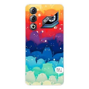 Силиконовый чехол с котиком для ZTE Nubia Neo 3 GT (Mew)