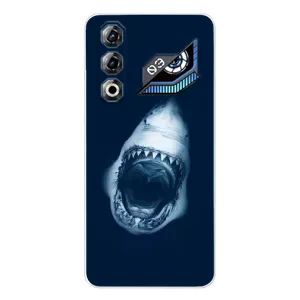 Силиконовый бампер с картинкой животных для ZTE Nubia Neo 3 GT (Пасть Акулы)
