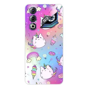 Чехол Unicorn на ZTE Nubia Neo 3 GT (Радуга и Единорог)