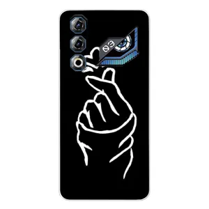 Чехлы (Знак сердечка) на ZTE Nubia Neo 3 GT (Сердце на черном)
