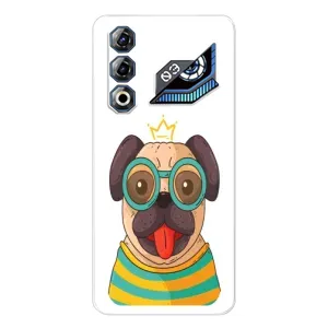 Бампер для ZTE Nubia Neo 3 GT с картинкой "Песики" (Собака Король)