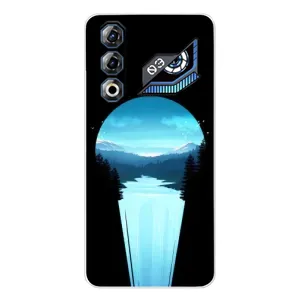 Летний Чехол на ZTE Nubia Neo 3 GT (Синий Водопад)