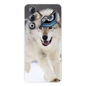 Чехол с Волком на ZTE Nubia Neo 3 GT (Волк на снегу)