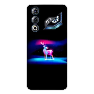 Силиконовый бампер с картинкой животных для ZTE Nubia Neo 3 GT (Яркий олень)