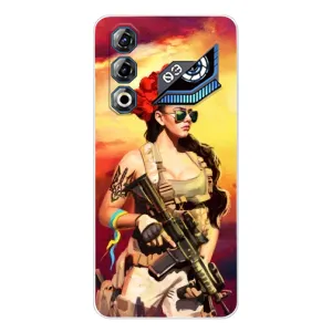 ЗСУ Чехлы (TPU) для ZTE Nubia Neo 3 GT (Женщина солдат)
