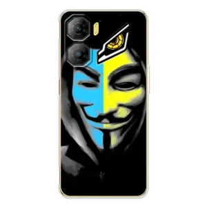 Чехол с Украинской символикой на ЗТЕ Нюбия Нео 3 (Анонимус патриот)