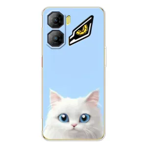 Чехол на тематику: Коты для ZTE Nubia Neo 3 (Белый кот)