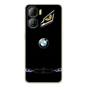 Силіконовий бампер з картинкою машини на ZTE Nubia Neo 3 (Чорний BMW)