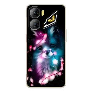 Чехол с Лисичкой для ZTE Nubia Neo 3 (Черная Лиса)