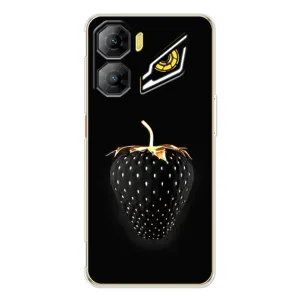 Чехол с изображением вкусной еды для ZTE Nubia Neo 3 (Чёрная клубника)