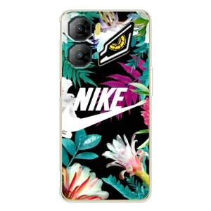 Силиконовый Чехол на ZTE Nubia Neo 3 с картинкой Nike (Цветочный Nike)