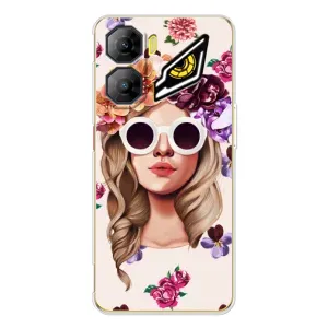 Чехол с картинкой Модные Девчонки ZTE Nubia Neo 3 (Девушка в очках)