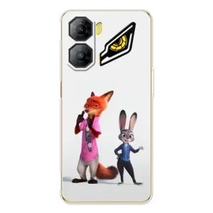Силіконовий чохол з принтом Зоотрополіс для ZTE Nubia Neo 3 (Джуді і Нік)