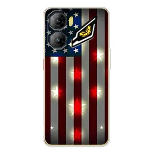 Чехол Флаг USA для ZTE Nubia Neo 3 (Флаг США 2)
