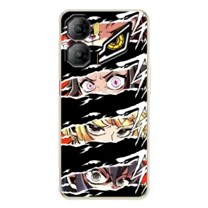 Силиконовые чехлы с глазами Anime для ЗТЕ Нюбия Нео 3 (Глаза на чорном)
