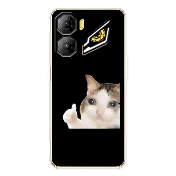 Чехол с рисунком «Кот в слезах» для ZTE Nubia Neo 3 Чехол с рисунком «Кот в слезах» для ZTE Nubia Neo 3