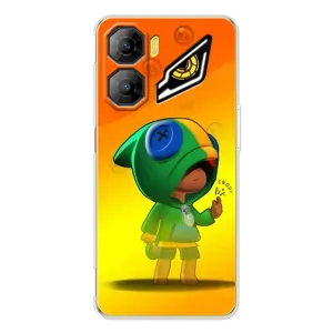 Чехол Бравл Старс для ZTE Nubia Neo 3 (LEON в кофте)