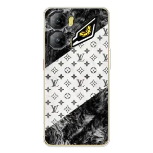 Чехол Стиль Louis Vuitton на ZTE Nubia Neo 3 (LV на белом)