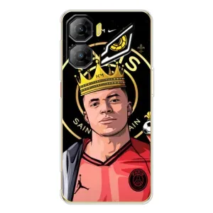 Чехол (TPU) с Футболистом на ZTE Nubia Neo 3 (Mbappe King)