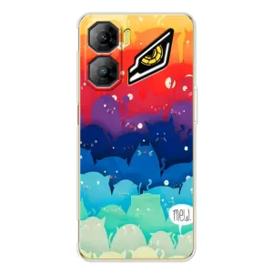Силиконовый чехол с котиком для ZTE Nubia Neo 3 (Mew)