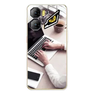 Силиконовый бампер (Работники) на ZTE Nubia Neo 3 (Офисный работник)