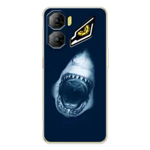 Силиконовый бампер с картинкой животных для ZTE Nubia Neo 3 (Пасть Акулы)