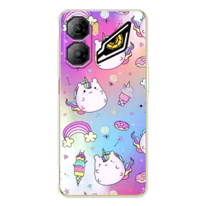 Чехол Unicorn на ZTE Nubia Neo 3 (Радуга и Единорог)