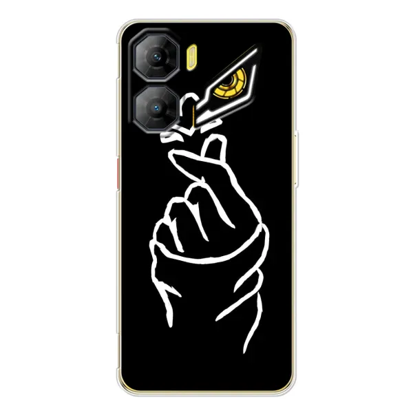 Чехол с рисунком «Сердце на черном» для ZTE Nubia Neo 3 Чехол с рисунком «Сердце на черном» для ZTE Nubia Neo 3