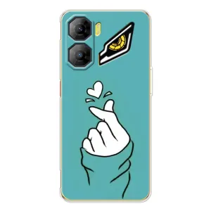 Чехлы (Знак сердечка) на ZTE Nubia Neo 3 (Сердечко на бирюзовом)