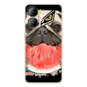 Чехол (ТПУ) Милые собачки для ZTE Nubia Neo 3 (Смешной Мопс)