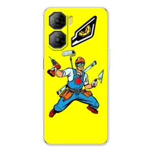 Силиконовый бампер (Работники) на ZTE Nubia Neo 3