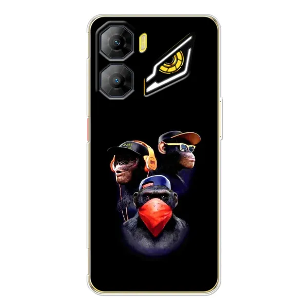 Чехол с рисунком «Три обезьяны» для ZTE Nubia Neo 3 Чехол с рисунком «Три обезьяны» для ZTE Nubia Neo 3