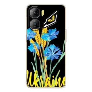 Чехол на ZTE Nubia Neo 3 Украинский дизайн (Ukraine в цветочках)