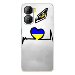 Силиконовый Чехол на ZTE Nubia Neo 3 (Я-Украина) (Украинская кардиограмма)