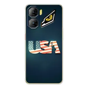 Чехол Флаг USA для ZTE Nubia Neo 3 (USA)